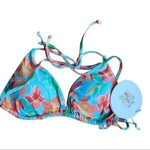 Princess Polly Claire Floral Bikini Swim Top Sz 10 NIP